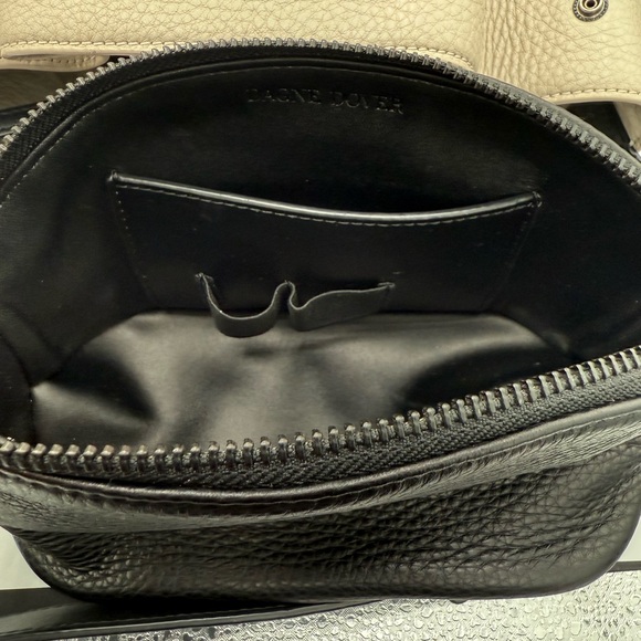 Dagne Dover Ava Bone Onyx Leather Bucket Bag W/camo
Lining - Picture 5 of 9